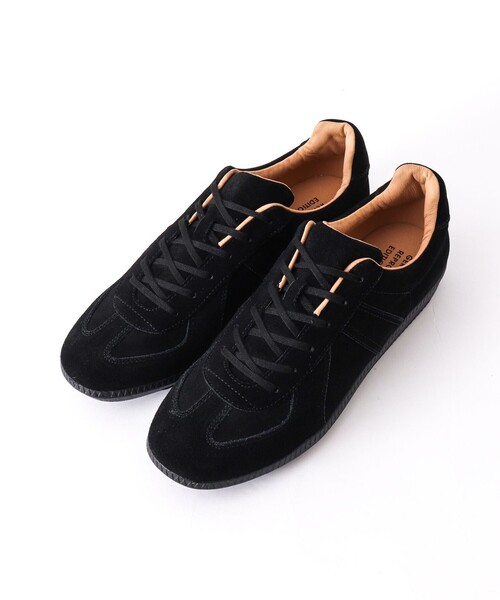 GERMAN TRAINER(ジャーマントレーナー)の「【GERMAN TRAINER/ジャーマン・トレーナー】42104 SUEDE LEATHER REPRODUCTED EDITION(スニーカー・メンズ・ブラック・43/42/41)」の2枚目の写真
