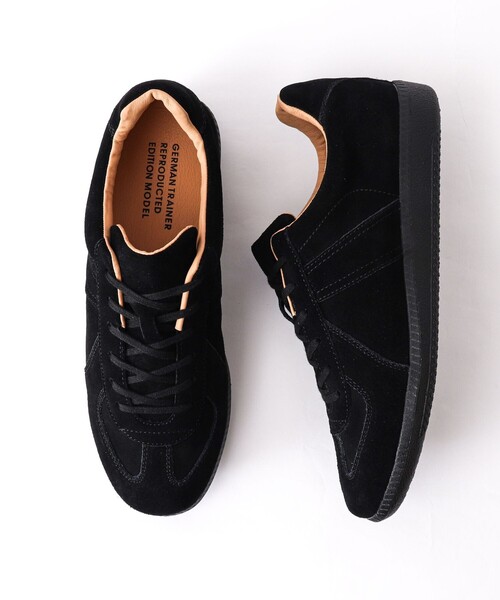 GERMAN TRAINER(ジャーマントレーナー)の「【GERMAN TRAINER/ジャーマン・トレーナー】42104 SUEDE LEATHER REPRODUCTED EDITION(スニーカー・メンズ・ブラック・43/42/41)」の4枚目の写真