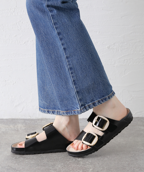 IENA（イエナ）の「《WEB/一部店舗限定》BIRKENSTOCK/ビルケンシュトック ARIZONA PEARL BIG BUCKLE（サンダル・レディース・ブラック・36/35/39/38/37）」の10枚目の写真