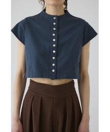 RIM.ARK（リムアーク）の「Neck darts cut tops(ネック ダーツ カット トップス)（Tシャツ/カットソー）」