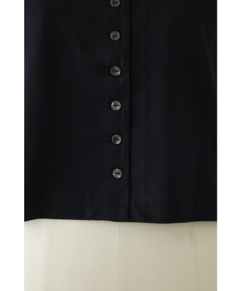 RIM.ARK（リムアーク）の「Neck darts cut tops(ネック ダーツ カット トップス)（Tシャツ/カットソー・レディース・グレー/ダークブルー/ホワイト/ブラック・38/36）」の12枚目の写真