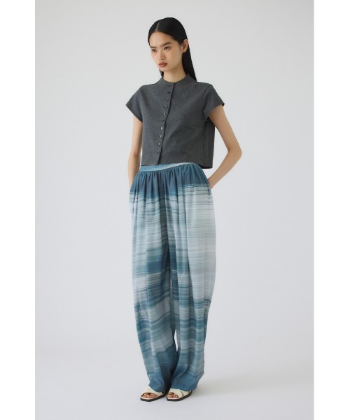 RIM.ARK（リムアーク）の「Neck darts cut tops(ネック ダーツ カット トップス)（Tシャツ/カットソー・レディース・グレー/ダークブルー/ホワイト/ブラック・38/36）」の14枚目の写真