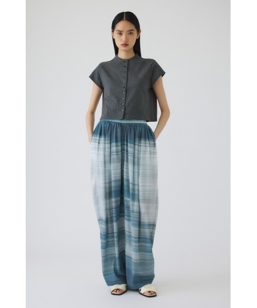 RIM.ARK（リムアーク）の「Neck darts cut tops(ネック ダーツ カット トップス)（Tシャツ/カットソー・レディース・グレー/ダークブルー/ホワイト/ブラック・38/36）」の16枚目の写真