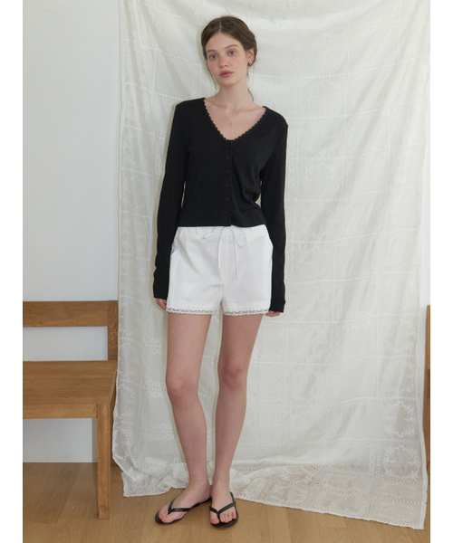 RE_L(リエル)の「Lon lace shorts (white)(その他パンツ・レディース・その他・SMALL/MEDIUM)」の3枚目の写真