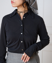IENA LA BOUCLE フィブリルシャツカットソー