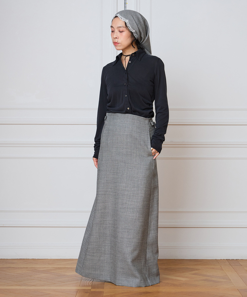 IENA LA BOUCLE(イエナラブークル)の「IENA LA BOUCLE フィブリルシャツカットソー(シャツ/ブラウス・レディース・ウッド/ブラック・FREE)」の3枚目の写真