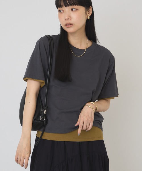 2点セット】レイヤードシアーTシャツ（Tシャツ/カットソー）｜AMERICAN