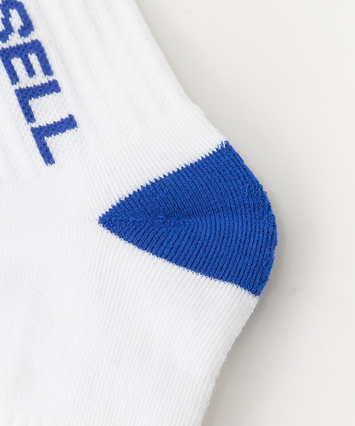 Russell Athletic(ラッセルアスレティック)の「RUSSELL ATHLETIC / ラッセルアスレティック Russell Side Logo Socks ラインデザイン ソックス ジャガード 靴下 メンズ 2026年 夏 夏服(ソックス/靴下・メンズ・レッド/ブルー/ブラック・FREE)」の11枚目の写真