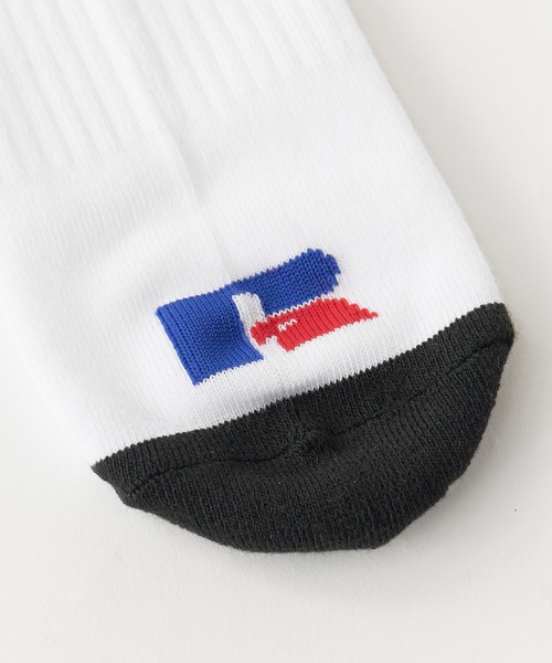 Russell Athletic(ラッセルアスレティック)の「RUSSELL ATHLETIC / ラッセルアスレティック Russell Side Logo Socks ラインデザイン ソックス ジャガード 靴下 メンズ 2026年 夏 夏服(ソックス/靴下・メンズ・レッド/ブルー/ブラック・FREE)」の9枚目の写真