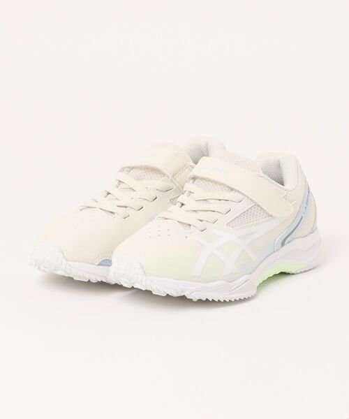 ASICS(アシックス)の「《LAZERBEAM》レーザービーム 1154A232(スニーカー・キッズ・ブルー系その他2/パープル系その他/グリーン系その他/イエロー系その他/ブラック系その他/ブルー系その他/ホワイト系その他/ブラック×ホワイト/アクア/ブラック×ゴールド・19.5cm/20.0cm/20.5cm/21.5cm/22.0cm/22.5cm/23.0cm/23.5cm/24.0cm/24.5cm/25.0cm/19.0cm/21.0cm)」の2枚目の写真