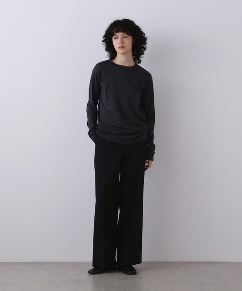 YLEVE（イレーヴ）の「YLEVE / ELS GV COTTON LONG SLEEVE T-SHIRT（Tシャツ/カットソー・レディース・グレー・1）」の18枚目の写真