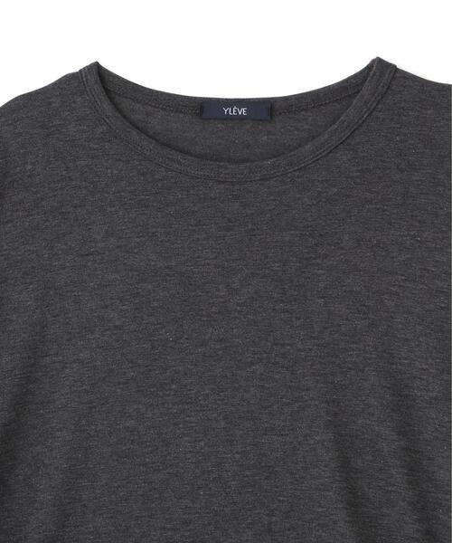YLEVE（イレーヴ）の「YLEVE / ELS GV COTTON LONG SLEEVE T-SHIRT（Tシャツ/カットソー・レディース・グレー・1）」の16枚目の写真