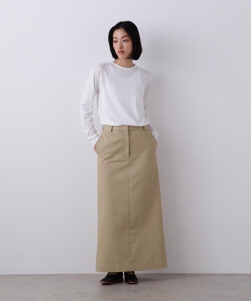 YLEVE（イレーヴ）の「YLEVE / ELS GV COTTON LONG SLEEVE T-SHIRT（Tシャツ/カットソー・レディース・グレー・1）」の12枚目の写真