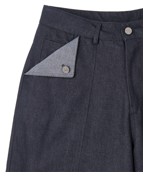 DANDEL(ダンデル)の「DD turn-up denim bermuda pants (INDIGO)(その他パンツ・レディース・その他・1/2)」の3枚目の写真