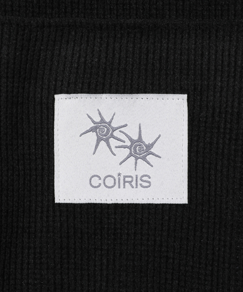 COIRIS(コイリス)の「ロールボタンフードティー 男女共用 (2カラー)(パーカー・レディース・ダークグレー/ブラック・FREE)」の10枚目の写真