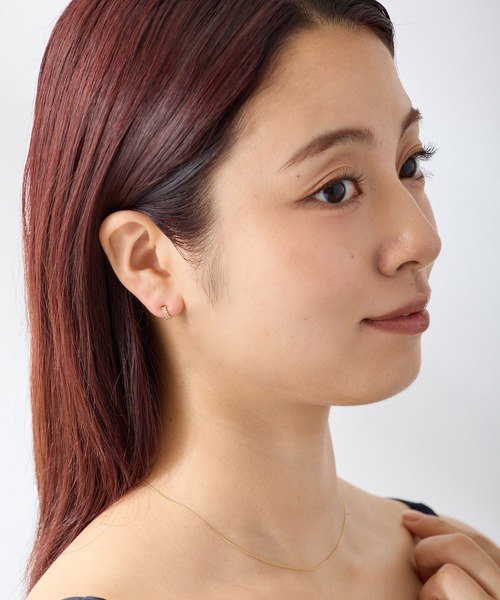 CALIN STANDARD(カリンスタンダード)の「◆金属アレルギー対応◆◆made in japan◆【純金厚メッキ】ロープラウンド 極小ミニマル ループフィットイヤリング(イヤリング・レディース・シルバー/ゴールド/ピンクゴールド・FREE)」の12枚目の写真