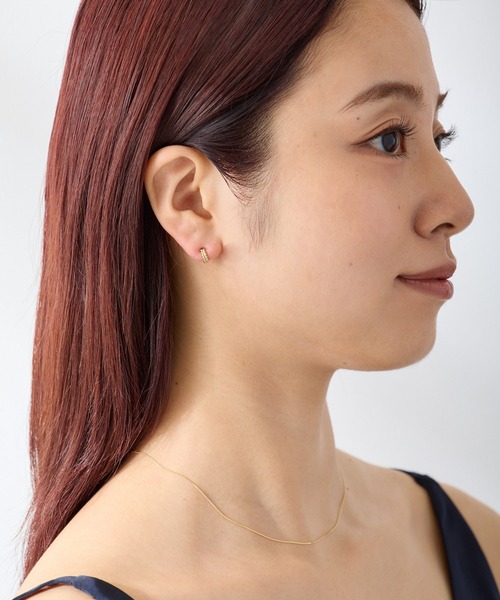 CALIN STANDARD(カリンスタンダード)の「◆金属アレルギー対応◆◆made in japan◆【純金厚メッキ】ロープラウンド 極小ミニマル ループフィットイヤリング(イヤリング・レディース・シルバー/ゴールド/ピンクゴールド・FREE)」の13枚目の写真