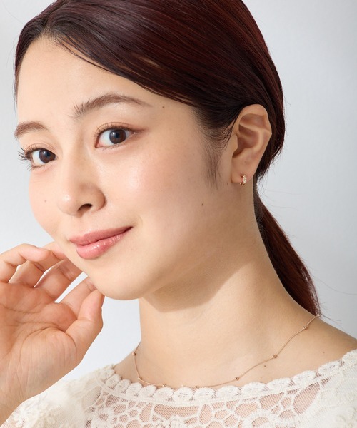 CALIN STANDARD(カリンスタンダード)の「◆金属アレルギー対応◆◆made in japan◆【純金厚メッキ】ロープラウンド 極小ミニマル ループフィットイヤリング(イヤリング・レディース・シルバー/ゴールド/ピンクゴールド・FREE)」の17枚目の写真
