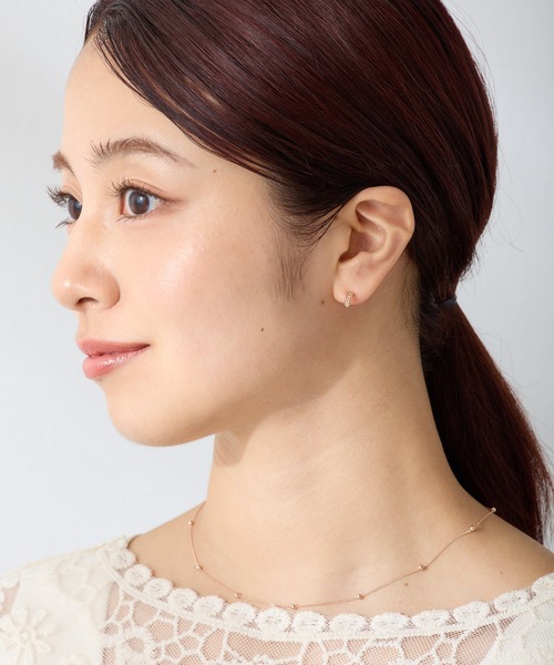 CALIN STANDARD(カリンスタンダード)の「◆金属アレルギー対応◆◆made in japan◆【純金厚メッキ】ロープラウンド 極小ミニマル ループフィットイヤリング(イヤリング・レディース・シルバー/ゴールド/ピンクゴールド・FREE)」の18枚目の写真