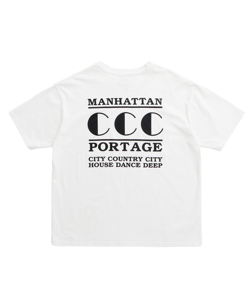 Manhattan Portage(マンハッタンポーテージ)の「S/S PRINT TEE CCC(Tシャツ/カットソー・メンズ・ブラック/ホワイト・SMALL/MEDIUM/LARGE/X-LARGE)」の4枚目の写真