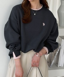 U.S. POLO ASSN.（ユーエスポロアッスン）の「GeeRA別注【U.S. POLO ASSN.】レイヤード風配色スウェット（スウェット）」