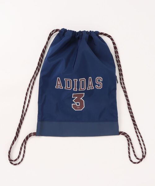 adidas(アディダス)の「《adidas》STADIUMジムサック(エコバッグ/サブバッグ・メンズ・ダークブルー・フリー)」の1枚目の写真