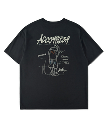 アカンプリッシュドローイング半袖Tシャツ MQ2TU246_CHARCOAL