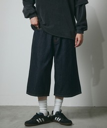 DAZE（デイズ）の「デニム ワイドハーフパンツ（デニムパンツ）」