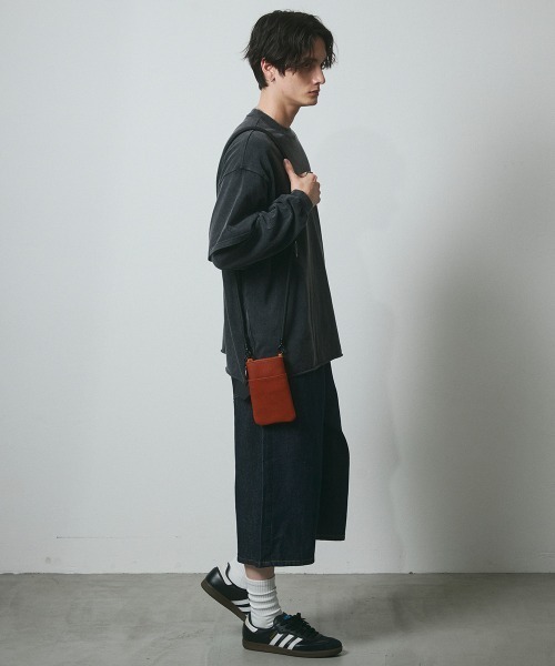 DAZE（デイズ）の「デニム ワイドハーフパンツ（デニムパンツ・メンズ・ブラック系/ダークブルー・SMALL/MEDIUM/LARGE/X-LARGE）」の14枚目の写真