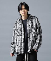 DankeSchon/ダンケシェーン/FLANNEL DAMAGE SHIRTS GRIME