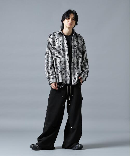 DANKE SCHON(ダンケシェーン)の「DankeSchon/ダンケシェーン/FLANNEL DAMAGE SHIRTS GRIME(シャツ/ブラウス・メンズ・ブラック系その他/レッド・M/L)」の17枚目の写真