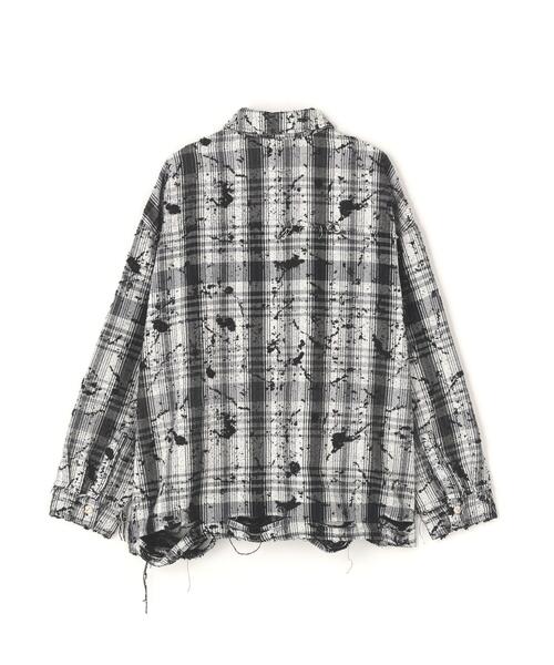 DANKE SCHON(ダンケシェーン)の「DankeSchon/ダンケシェーン/FLANNEL DAMAGE SHIRTS GRIME(シャツ/ブラウス・メンズ・ブラック系その他/レッド・M/L)」の21枚目の写真