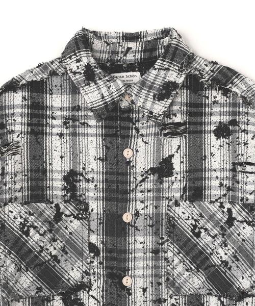 DANKE SCHON(ダンケシェーン)の「DankeSchon/ダンケシェーン/FLANNEL DAMAGE SHIRTS GRIME(シャツ/ブラウス・メンズ・ブラック系その他/レッド・M/L)」の22枚目の写真