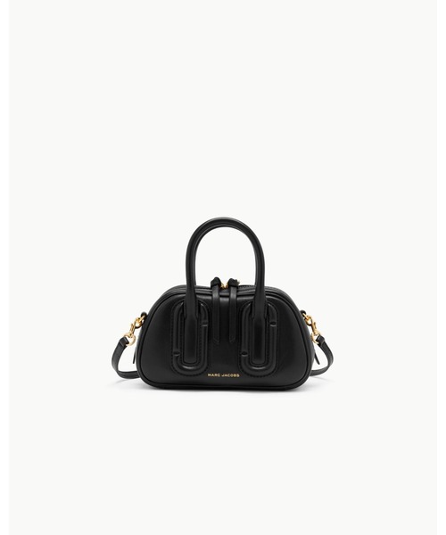 MARC JACOBS(マークジェイコブス)の「BABE MINI TOP HANDLE/ベイブ ミニ トップ ハンドル(ショルダーバッグ・レディース・ブラック/ライトパープル・ONE SIZE)」の1枚目の写真