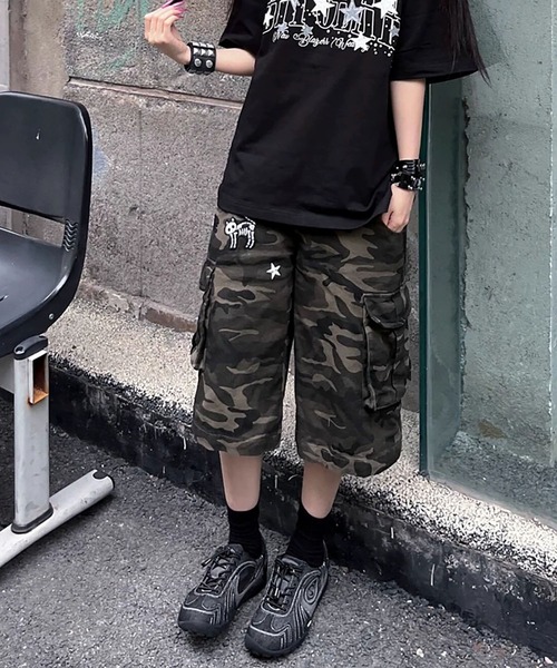 MAISON DE THERESE（メゾン ド テレーズ）の「迷彩 7 分カーゴパンツ（その他パンツ・レディース・KHAKI・S）」の4枚目の写真