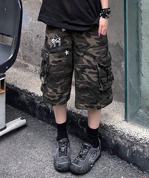 MAISON DE THERESE（メゾン ド テレーズ）の「迷彩 7 分カーゴパンツ（その他パンツ・レディース・KHAKI・S）」の5枚目の写真