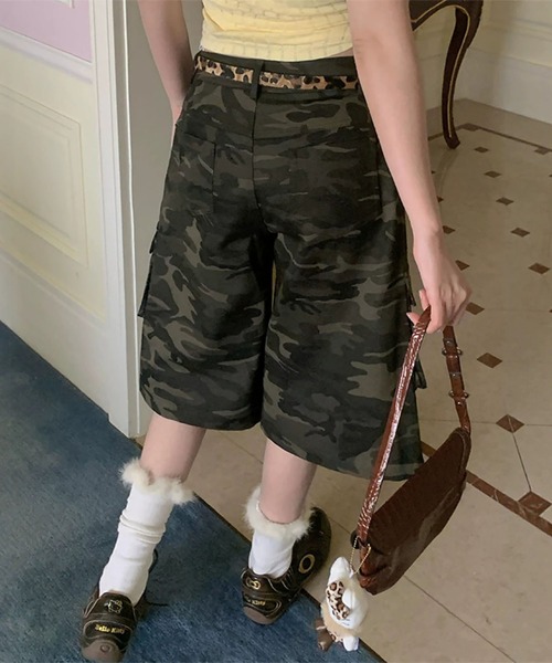 MAISON DE THERESE（メゾン ド テレーズ）の「迷彩 7 分カーゴパンツ（その他パンツ・レディース・KHAKI・S）」の9枚目の写真