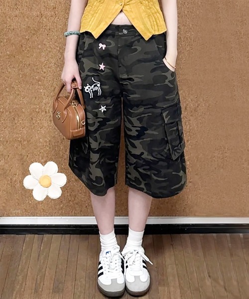 MAISON DE THERESE（メゾン ド テレーズ）の「迷彩 7 分カーゴパンツ（その他パンツ・レディース・KHAKI・S）」の11枚目の写真