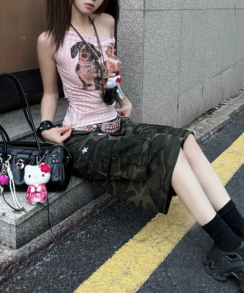 MAISON DE THERESE（メゾン ド テレーズ）の「迷彩 7 分カーゴパンツ（その他パンツ・レディース・KHAKI・S）」の12枚目の写真