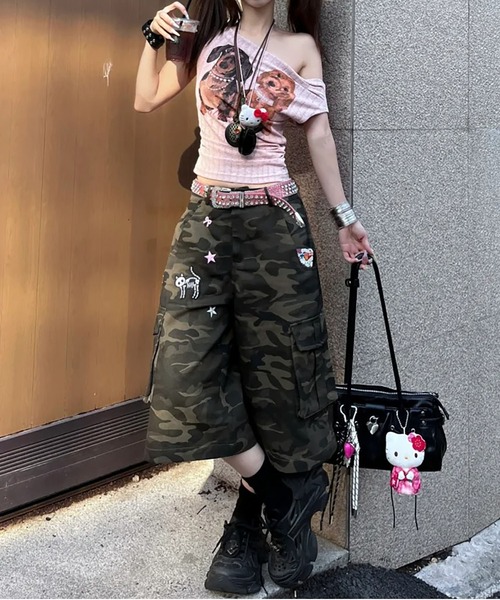 MAISON DE THERESE（メゾン ド テレーズ）の「迷彩 7 分カーゴパンツ（その他パンツ・レディース・KHAKI・S）」の13枚目の写真