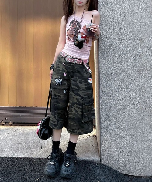 MAISON DE THERESE（メゾン ド テレーズ）の「迷彩 7 分カーゴパンツ（その他パンツ・レディース・KHAKI・S）」の14枚目の写真