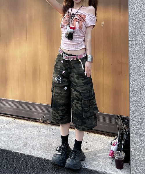 MAISON DE THERESE（メゾン ド テレーズ）の「迷彩 7 分カーゴパンツ（その他パンツ・レディース・KHAKI・S）」の15枚目の写真