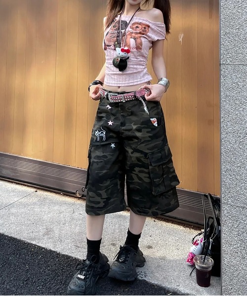MAISON DE THERESE（メゾン ド テレーズ）の「迷彩 7 分カーゴパンツ（その他パンツ・レディース・KHAKI・S）」の16枚目の写真