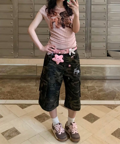 MAISON DE THERESE（メゾン ド テレーズ）の「迷彩 7 分カーゴパンツ（その他パンツ・レディース・KHAKI・S）」の19枚目の写真