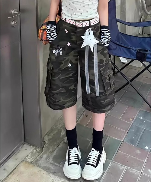MAISON DE THERESE（メゾン ド テレーズ）の「迷彩 7 分カーゴパンツ（その他パンツ・レディース・KHAKI・S）」の22枚目の写真