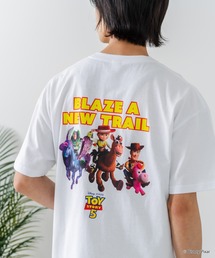 【TOY STORY/トイ・ストーリー】【限定オリジナルデザイン】半袖Tシャツ 綿100% ドロップショルダー ワンポイント バックプリント ディズニー ピクサー キャラクター クルーネック Disney ユニセックス