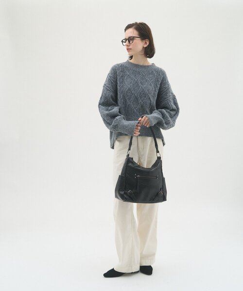 CIAOPANIC TYPY(チャオパニックティピー)の「【WEB限定】ヴィンテージライクフロントZIPBAG(トートバッグ・レディース・ブラック/ベージュ/ブラウン・ONE SIZE)」の10枚目の写真