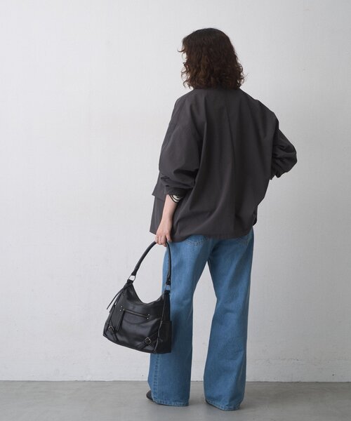 CIAOPANIC TYPY(チャオパニックティピー)の「【WEB限定】ヴィンテージライクフロントZIPBAG(トートバッグ・レディース・ブラック/ベージュ/ブラウン・ONE SIZE)」の19枚目の写真