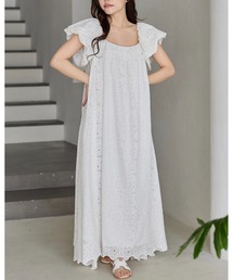 3WAY OFF SHOULDER STRAP LACE DRESS(3WAY オフショルダーストラップレースドレス)