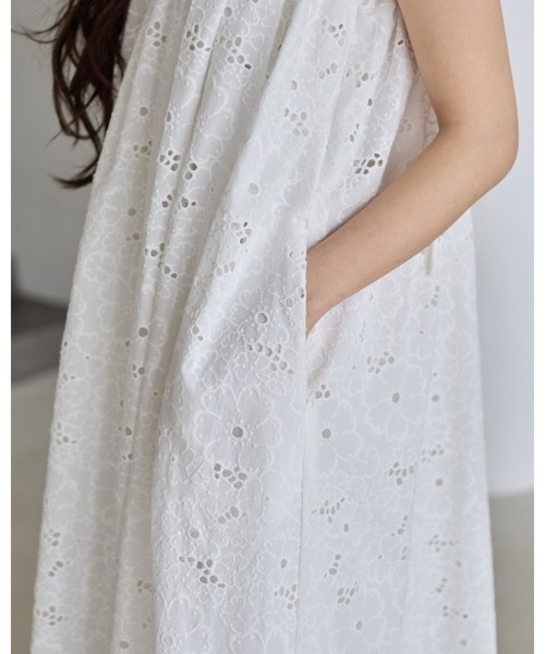 BIRTHDAY BASH（バースデイバッシュ）の「3WAY OFF SHOULDER STRAP LACE DRESS(3WAY オフショルダーストラップレースドレス)（ワンピース・レディース・サックスブルー/ブラック/ホワイト・S/M）」の18枚目の写真